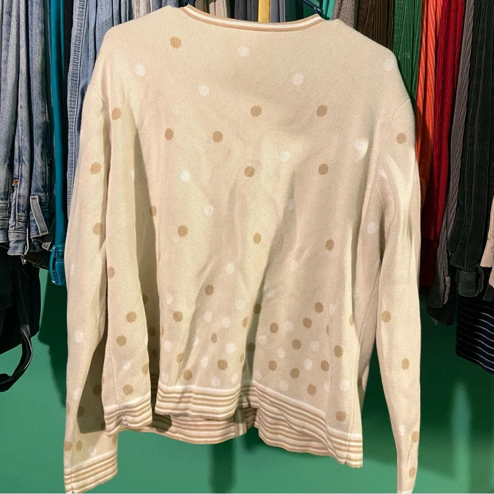 Polka dot Button up cardigan - Picture 3 of 4